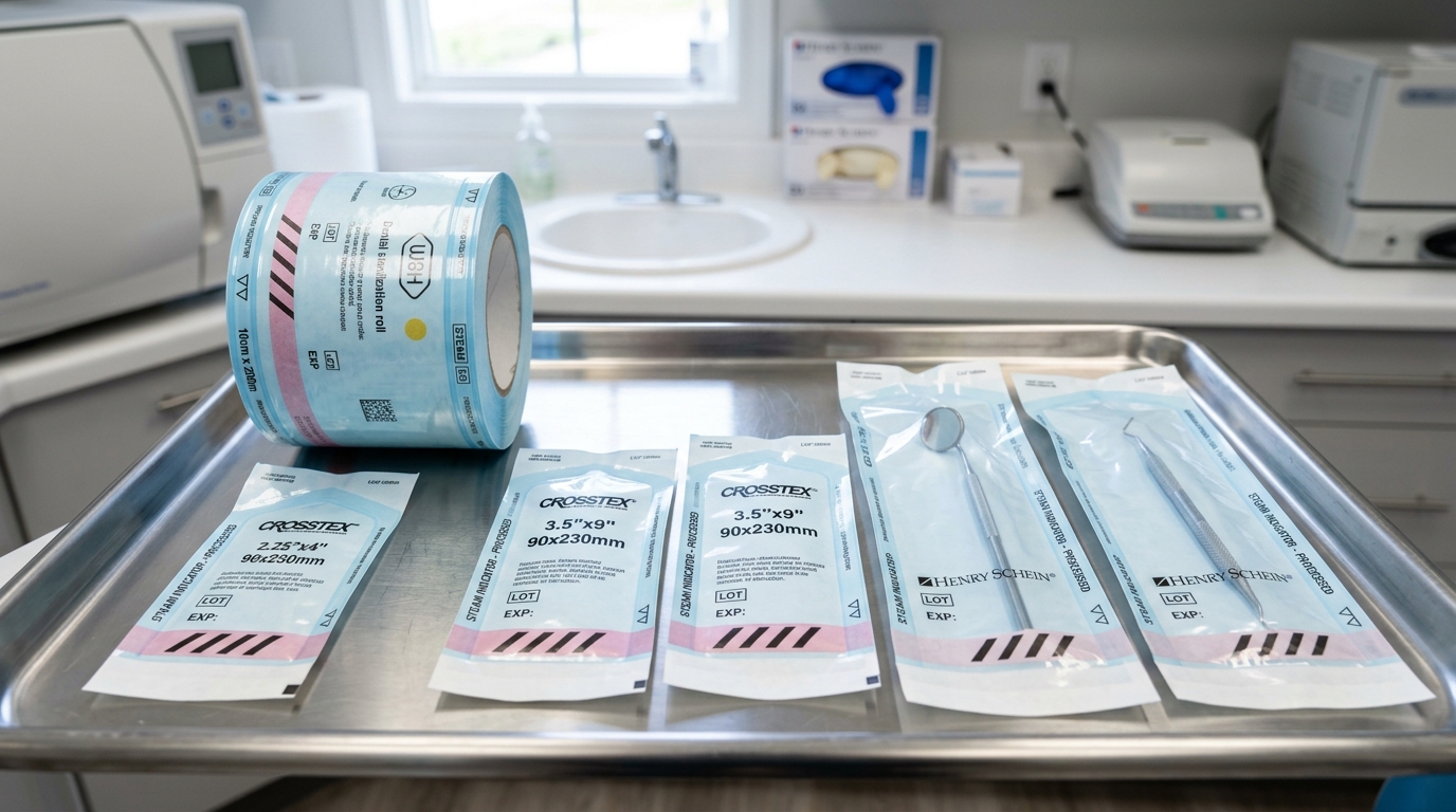 Guide to Choosing Dental Sterilization Pouches: Roll vs Self-Sealing